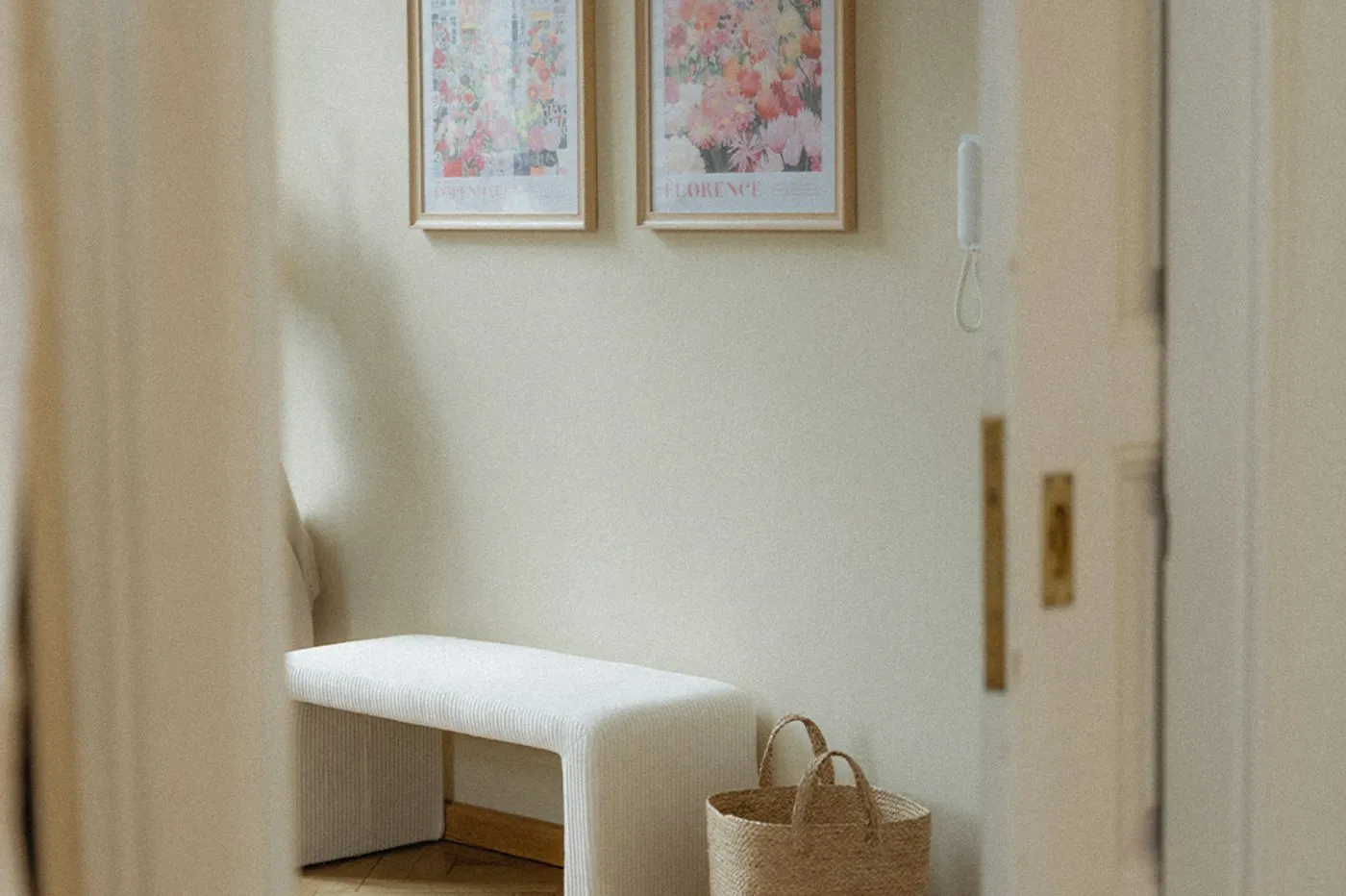 Interior mit Kleiderauswahl